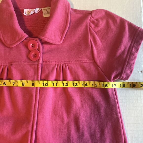 Vintage Passport Girl Dress Jacket Child’s Large Pink 1960’s Style Short Sleeve - Picture 7 of 10